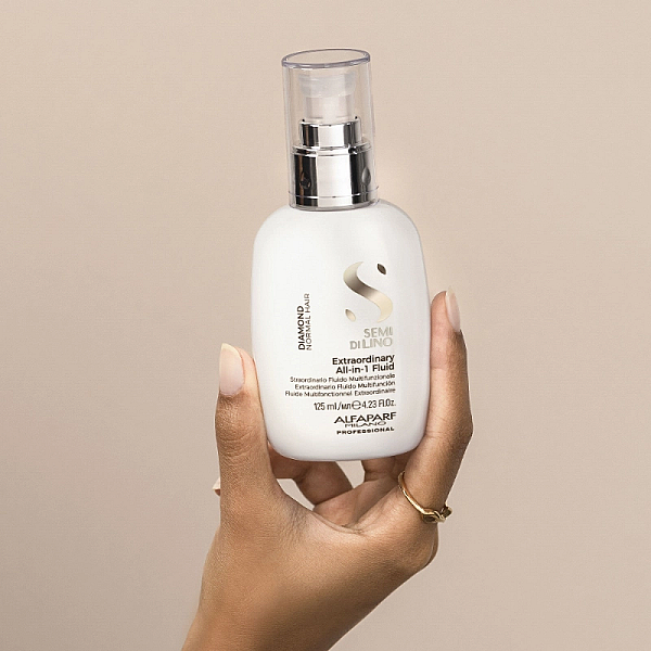 Fluid semi di lino de stralucire fara clatire 125ml diamond leave-in fluid all in 1