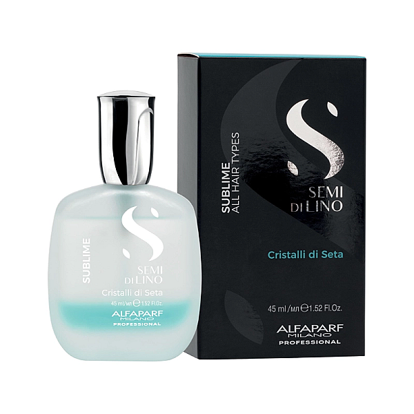 Ser semi di lino pentru stralucire cu cristale de matase 45ml sublime cristalli di seta