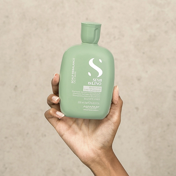 Sampon semi di lino de echilibrare anti-sebum scalp rebalance balancing low shampoo