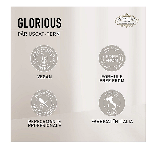 Sampon pentru par uscat sau degradat il salone glorious shampoo