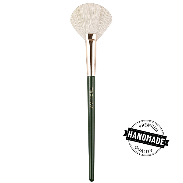 Pensula emerald pentru iluminator din par de capra m013