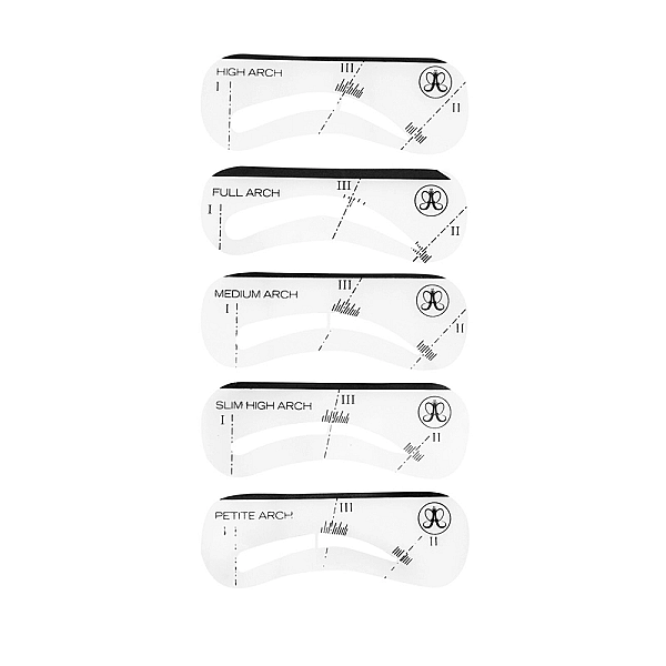 Set 5 sabloane pentru sprancene