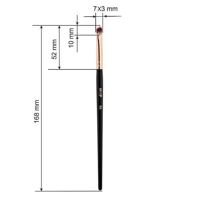 Pensula 56 din par sintetic pentru texturi cremoase