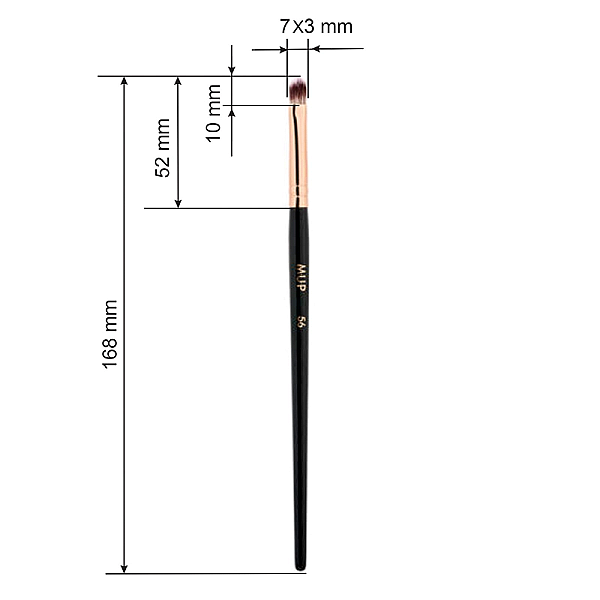 Pensula 56 din par sintetic pentru texturi cremoase