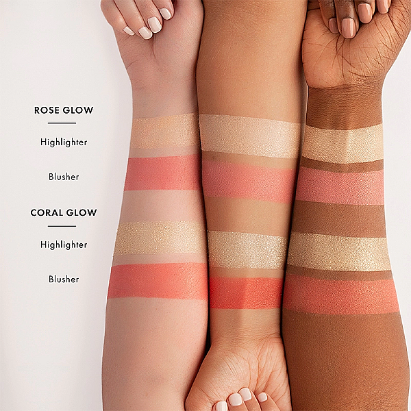 Paleta duo silk glow rose