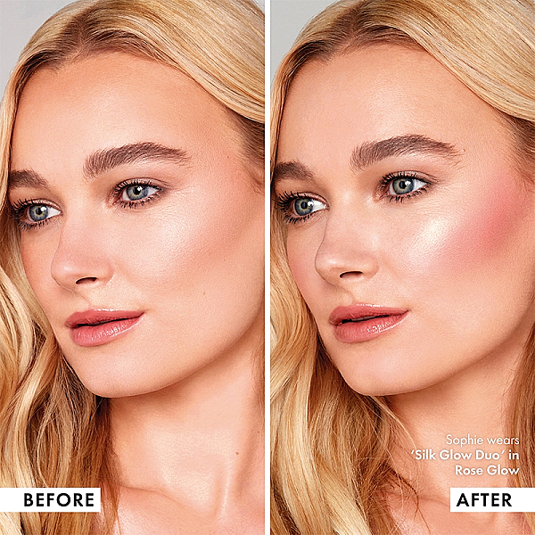 Paleta duo silk glow rose