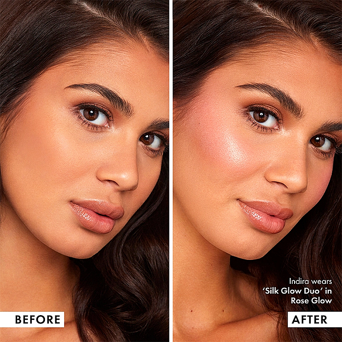 Paleta duo silk glow rose