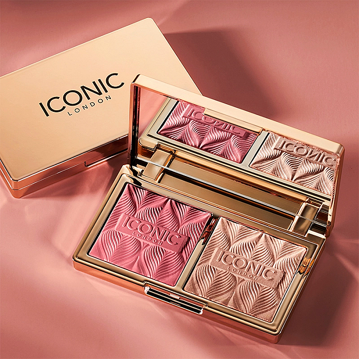 Paleta duo silk glow rose