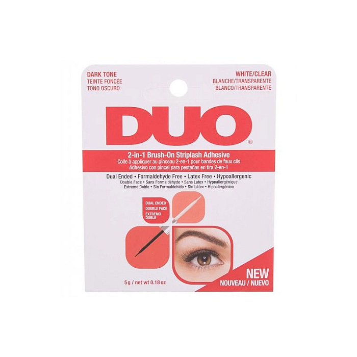 Adeziv duo brush on 2in1 dark and clear 5g