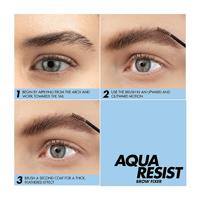 Gel de fixare sprancene aqua resist brow fixer 24h
