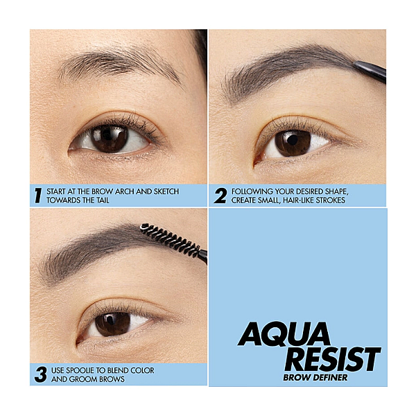 Creion pentru sprancene aqua resist brow definer 24h
