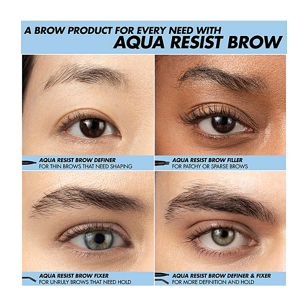 Creion pentru sprancene aqua resist brow definer 24h