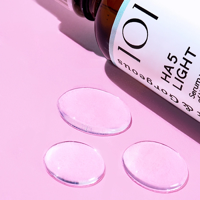 Ser cu acid hialuronic pentru ten mixt, gras ha5 light