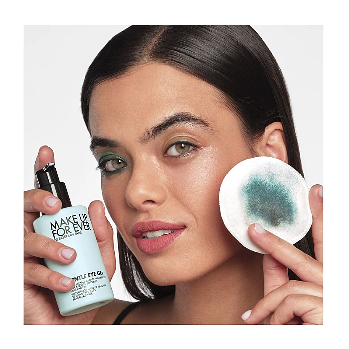 Demachiant waterproof gentle eye gel 