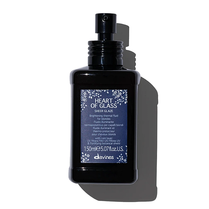 Ser iluminator pentru par blond cu protectie termica heart of glass sheer glaze
