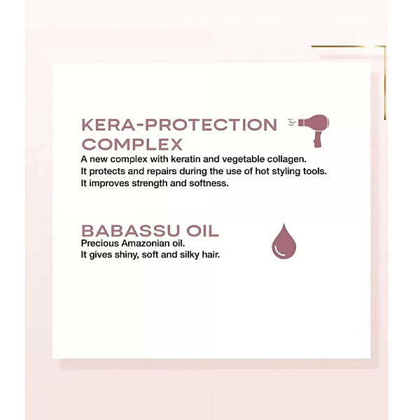 Sampon pentru intretinere cu keratina lisse design keratin therapy