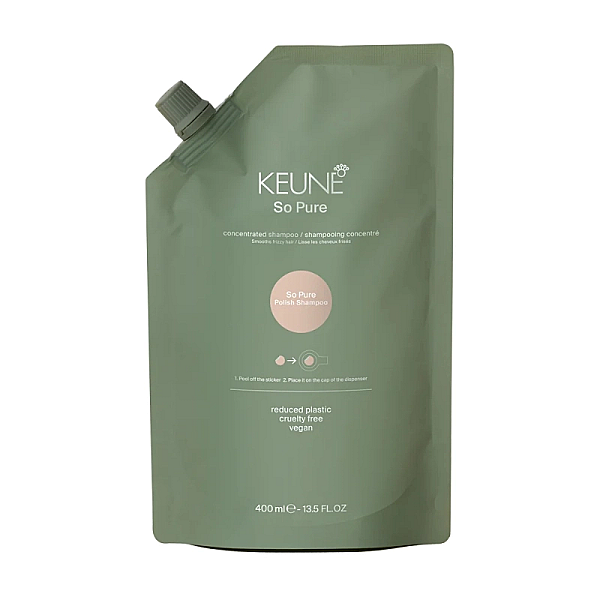 Sampon anti-frizz pentru netezirea parului so pure polish refill