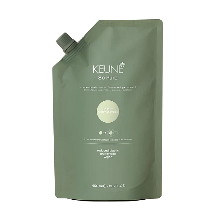 Sampon purifiant pentru par si scalp gras so pure clarify refill