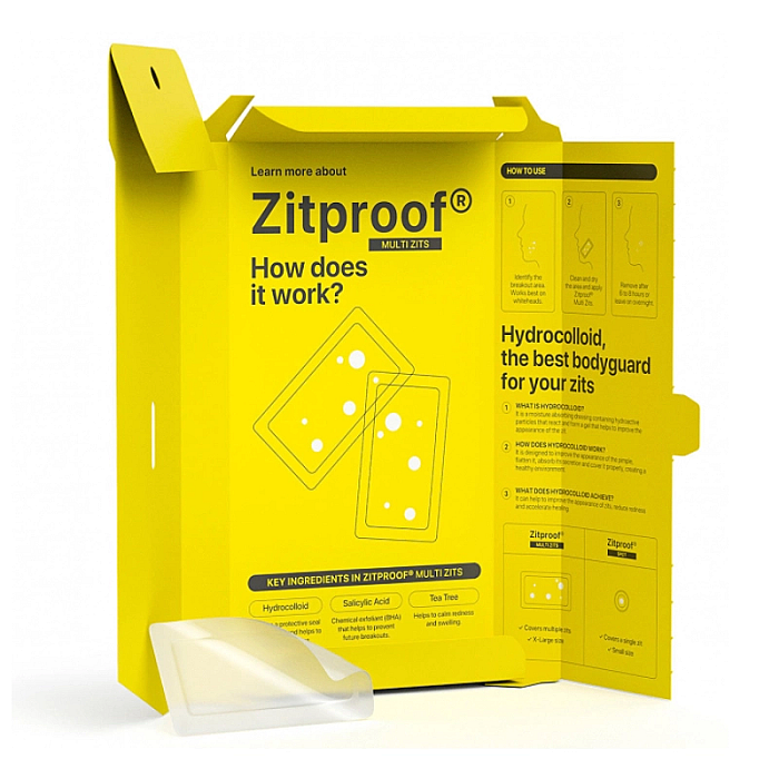 Plasturi hidrocoloidali pentru fata zitproof multizits 10buc