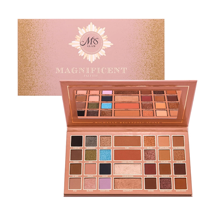 Paleta de farduri pentru fata si ochi mrs glam magnificent