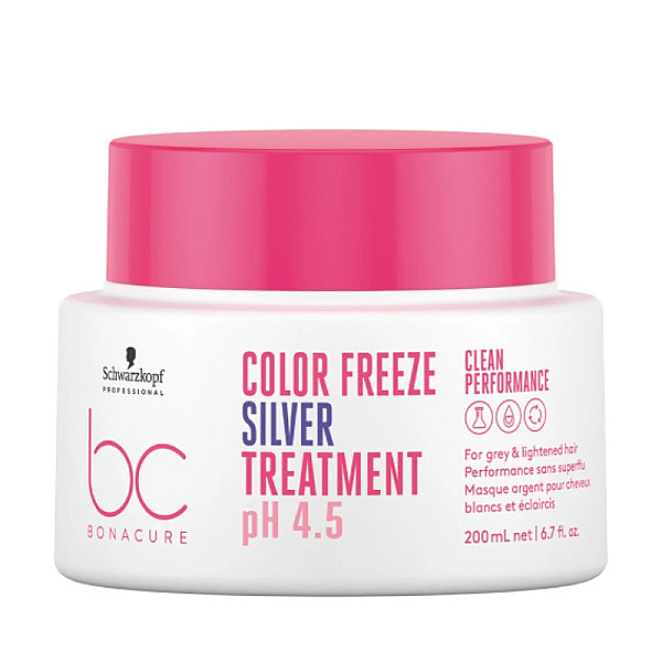 Masca pentru par blond silver bonacure clean performance color freeze