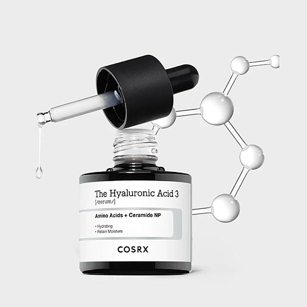 Serum hidratant cu 3% acid hialuronic