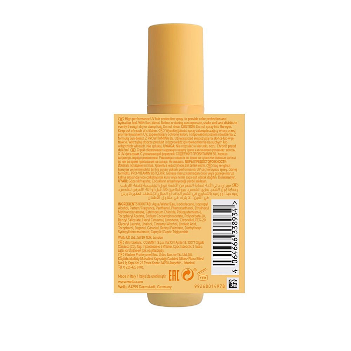 Spray leave-in cu protectie uv invigo sun care