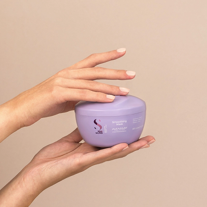 Masca pentru netezire smoothing semi di lino