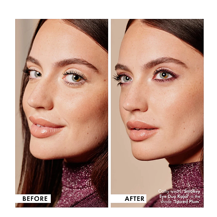 Eyeliner duo kajal smokey eyes