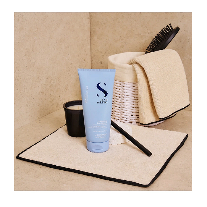 Balsam densificator pentru par subtire density thickening semi di lino