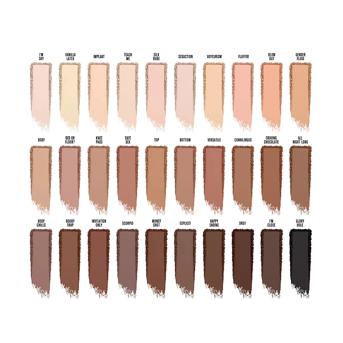 Paleta de farduri orgy artistry palette