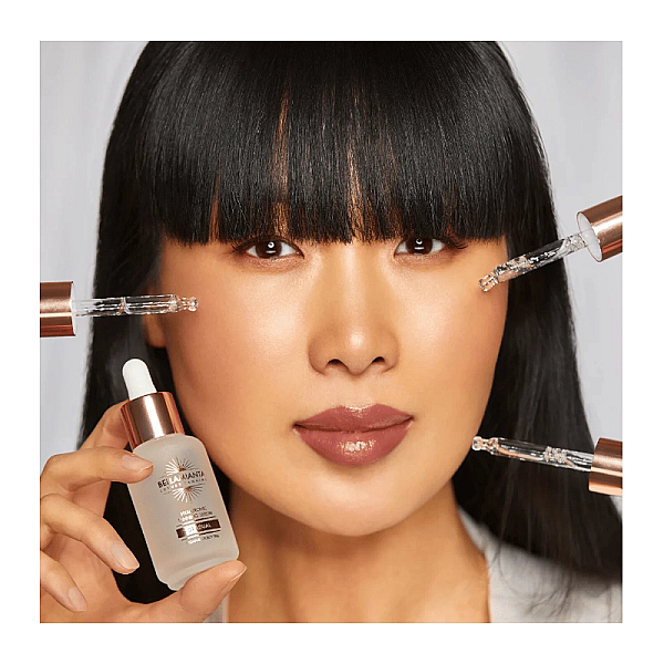 Ser autobronzant cu acid hyaluronic gradual face tanning serum
