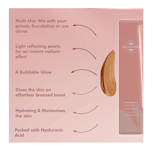 Baza iluminatoare autobronzanta bronzing drops