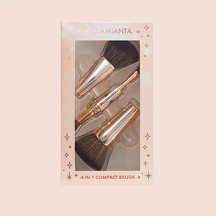 Pensula pentru ten si ochi 4 in 1 compact brush