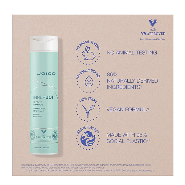 Sampon hidratant pentru par uscat innerjoi hydration