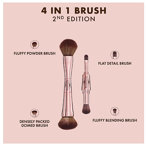 Pensula 4 in 1 pentru ten si ochi 2nd edition