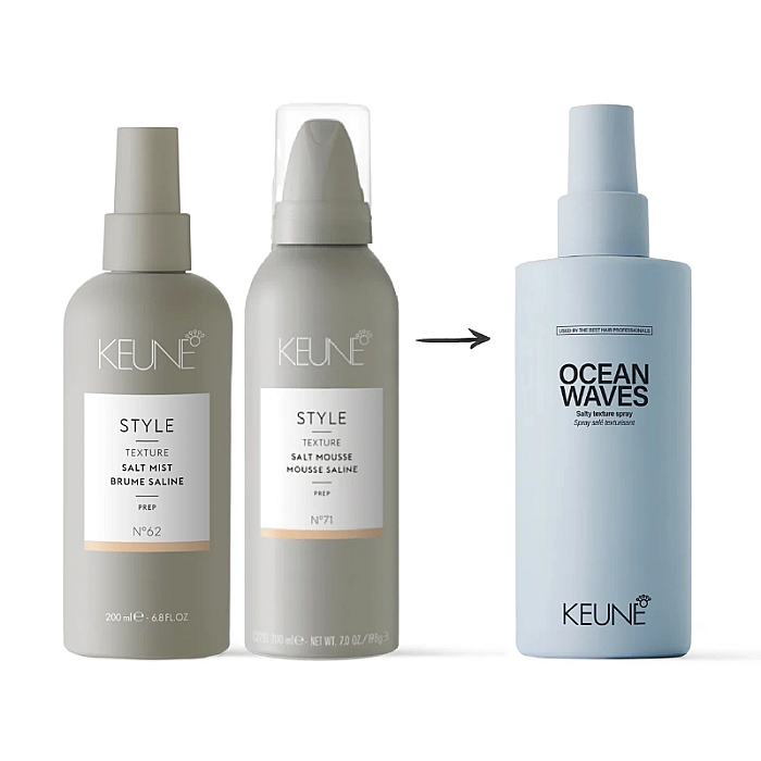 Spray texturizant cu sare de mare style ocean waves