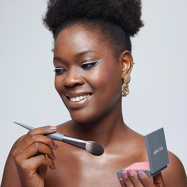 Pensula ovala pentru fard obraz blusher brush aa107