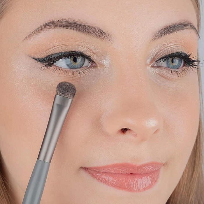 Pensula plata pentru aplicare fard eyeshadow brush aa207