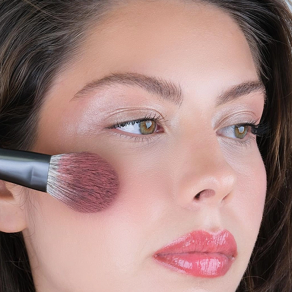 Pensula ovala pentru fard obraz blusher brush aa107