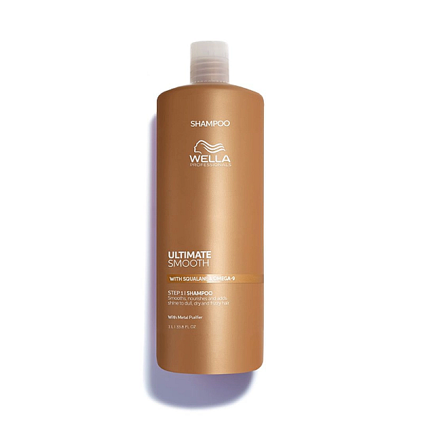 Sampon hidratant pentru par uscat si lipsit de stralucire cu squalan & omega 9 ultimate smooth
