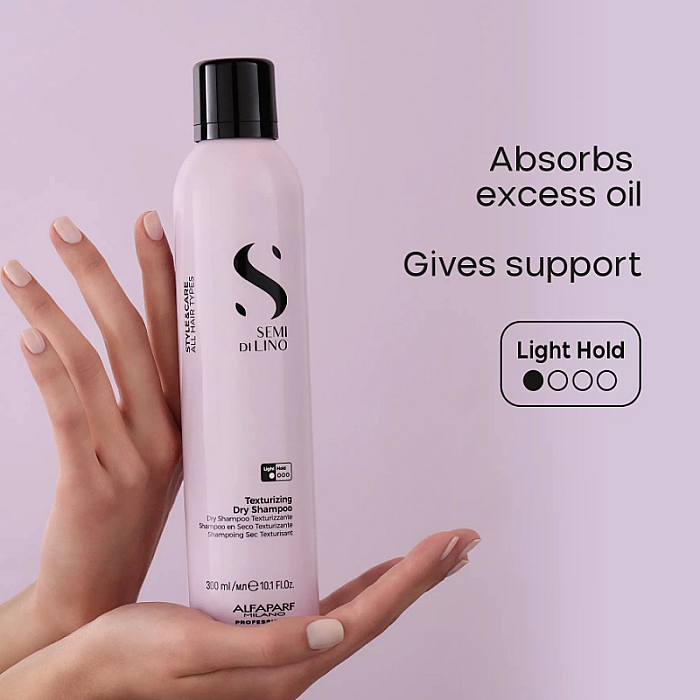 Sampon uscat texturizant semi di lino style&care dry shampoo 