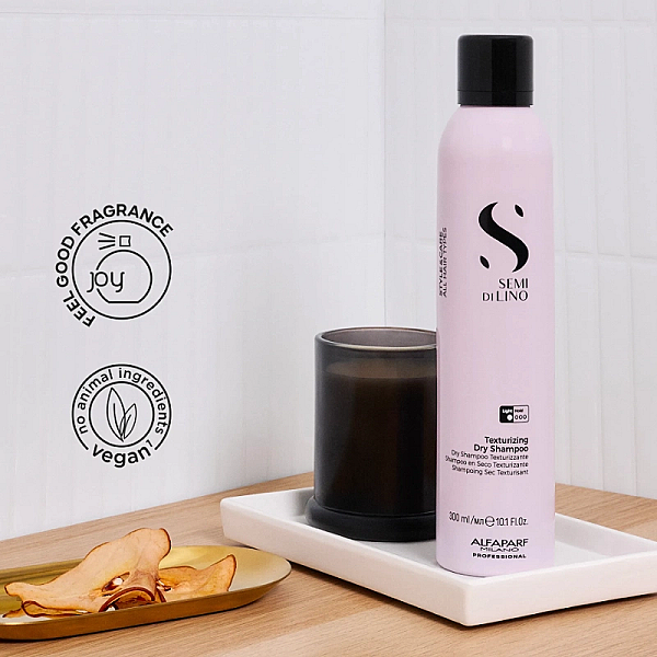 Sampon uscat texturizant semi di lino style&care dry shampoo 