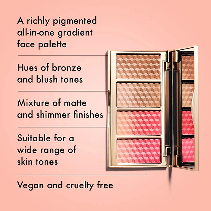 Paleta bronzer, blush si highlighter get cheeky powder palette