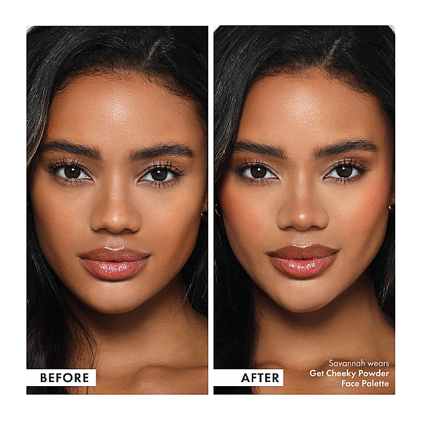 Paleta bronzer, blush si highlighter get cheeky powder palette