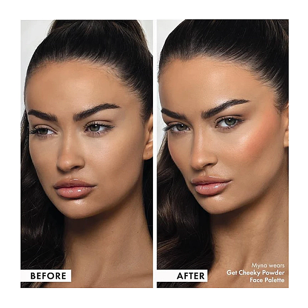 Paleta bronzer, blush si highlighter get cheeky powder palette