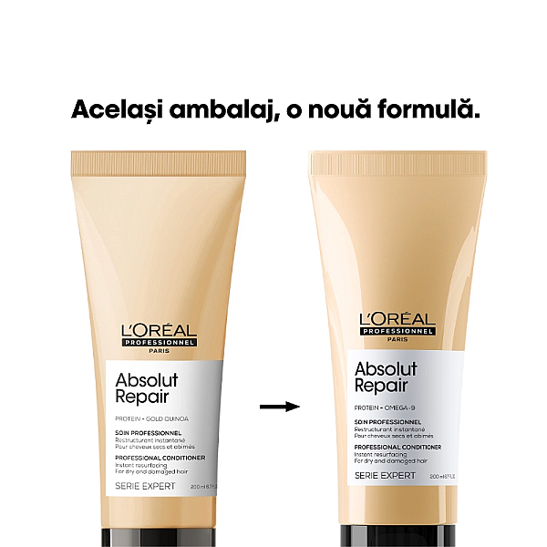 Balsam pentru par uscat si deteriorat serie expert absolut repair