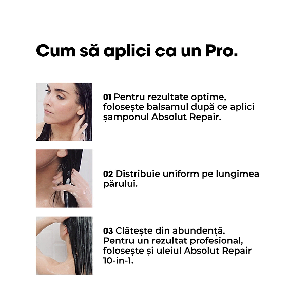 Balsam pentru par uscat si deteriorat serie expert absolut repair