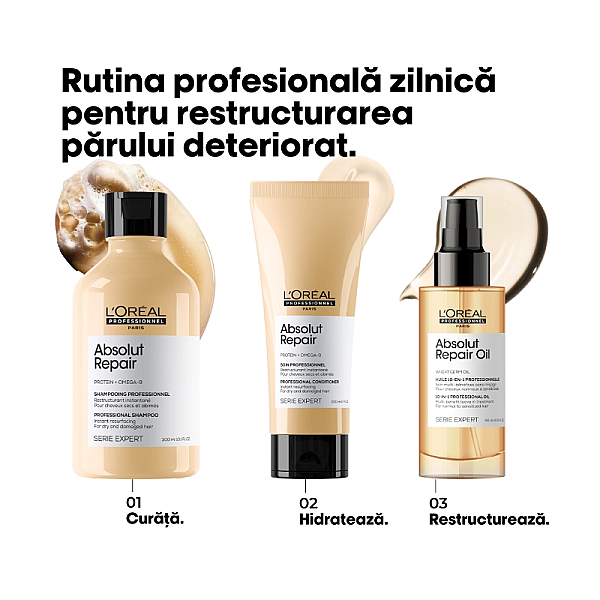 Balsam pentru par uscat si deteriorat serie expert absolut repair