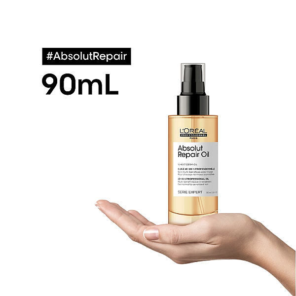 Ulei pentru par uscat si deteriorat multi-beneficii serie expert absolut repair 